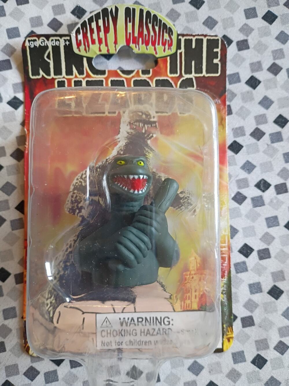 GODZILLA Creepy Classics King of The Lizards Finger Puppet 2006 New On Card